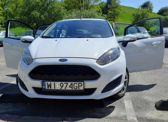 Ford Fiesta cena 38200 przebieg: 75998, rok produkcji 2017 z Warszawa małe 29